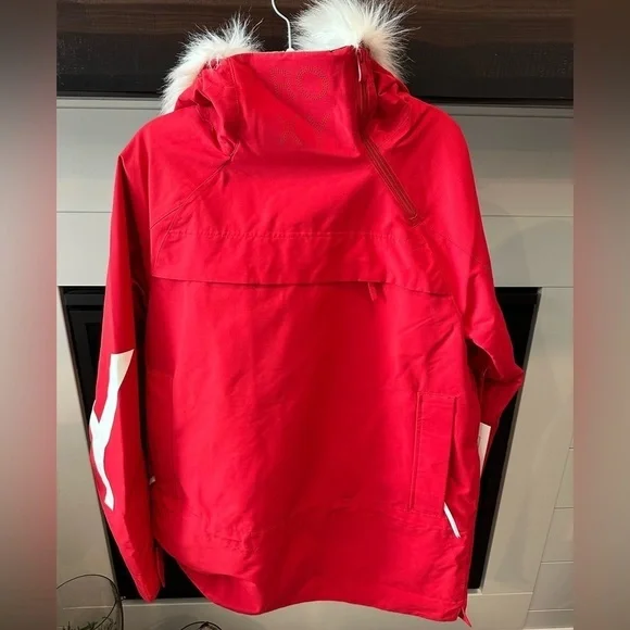NWT ROXY RED PULLOVER SKI/BOARD JACKET SIZE LARGE - Picture 3 of 15